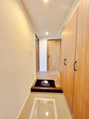 玄関 収納力のあるシューズボックス付き