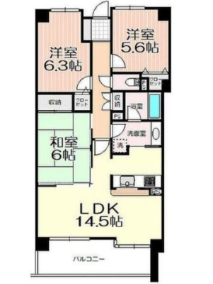  最上階3LDK
