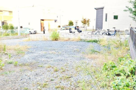 現地土地写真 建築条件なし