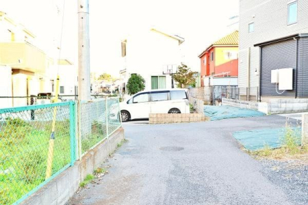現地土地写真 前面道路含む現地写真