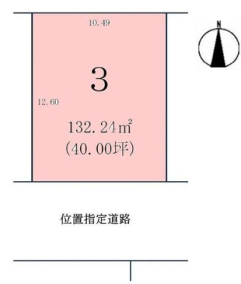 区画図 建築条件なしです！