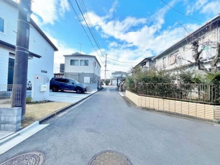 現地土地写真 のびのびと暮らせる閑静な住宅街