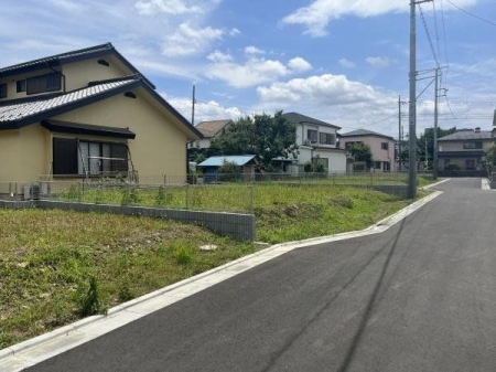 現地土地写真 現地にて陽当り具合もお確かめいただけます