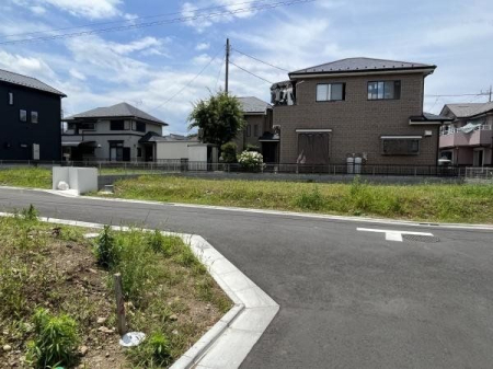 現地土地写真 現地にて陽当り具合もお確かめいただけます
