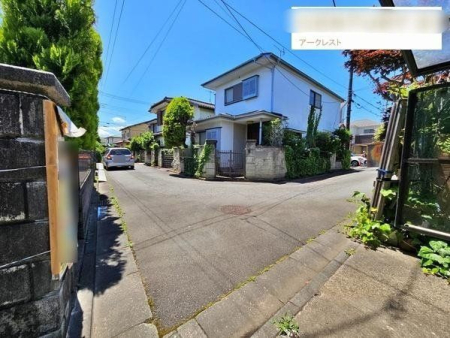 現地土地写真 前面道路の様子