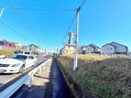 現地土地写真 開放的な立地です！