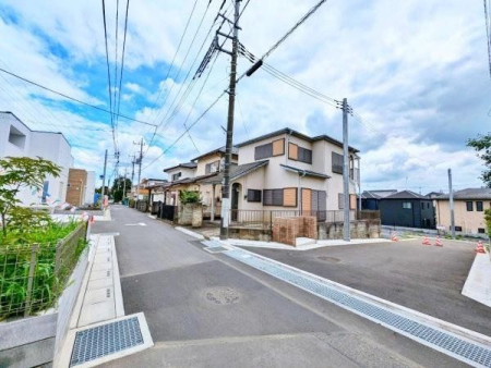 現地土地写真 前面道路含む現地写真