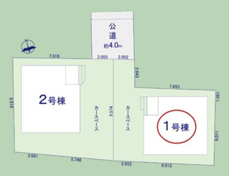 その他 【区画図】●１区画●カースペース１台●閑静な住宅街●東武東上線「上福岡」駅まで徒歩７分