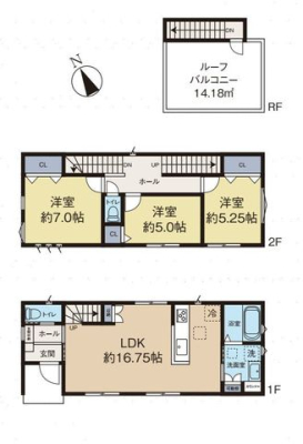  家族団らんの時を過ごす16.75帖のLDK。家族が自然と集まりたくなるような、ゆったりとくつろげる空間です。