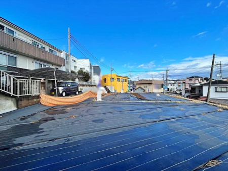現地土地写真 季節の移ろいを身近に感じる、自然豊かな閑静な住宅地です。高台の為、見晴らしがよい立地です。陽当たり通風良好！