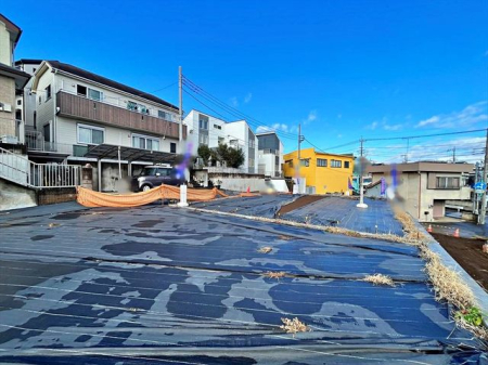 現地土地写真 落ち着いた住環境です。