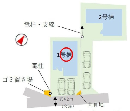 その他 【1号棟】４ＬＤＫ＋カースペース2台