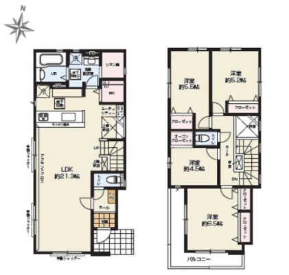  ■4LDK■建物面積/約31.17坪