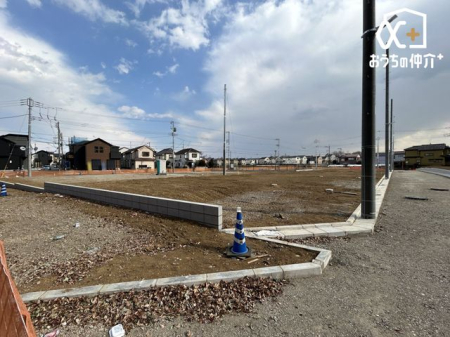 現地土地写真 1区画側から見た全体の様子