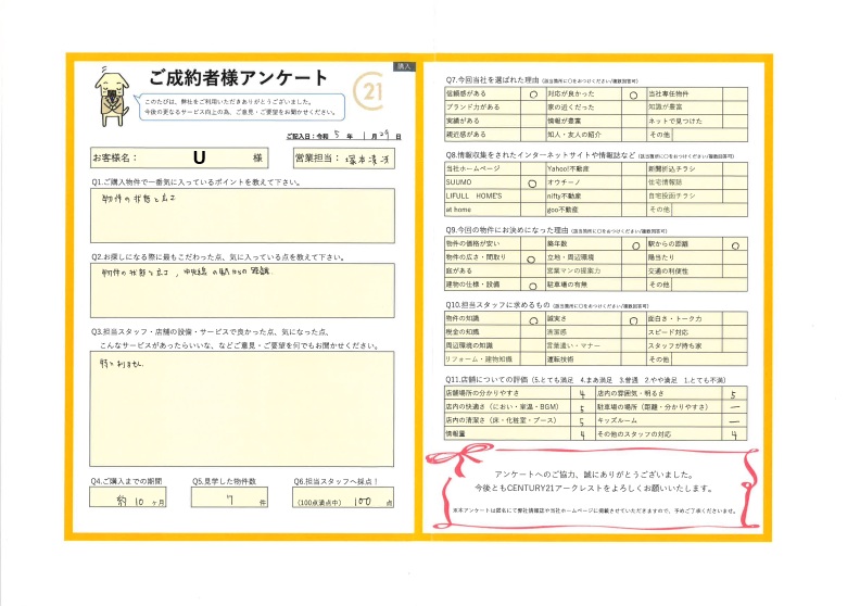 R5.1.29 国分寺市　U 様