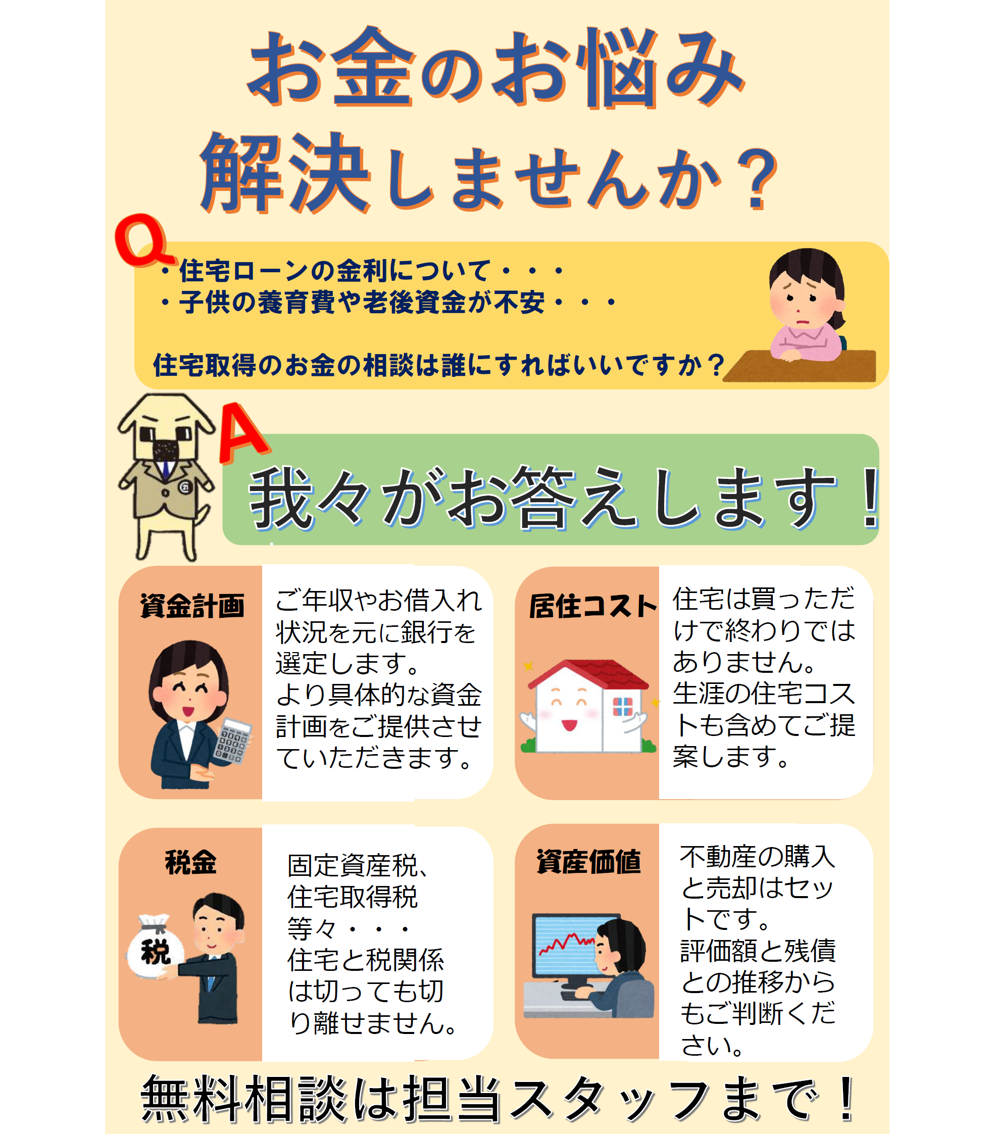 Fp相談のpop作りました 東所沢営業所 木村 西武池袋線 新宿線 所沢 川越 東村山 西東京 の不動産ならセンチュリー21アークレスト Fp相談のpop作りました 東所沢営業所 木村 西武池袋線 新宿線 所沢 川越 東村山 西東京 の不動産ならセンチュリー21アークレスト